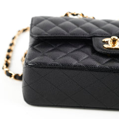 Chanel Classic Flap Small Caviar Black- Microchipped 2021