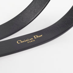 ITEM 5 - Christian Dior CD Rhinestone Gold Belt Size 75cm