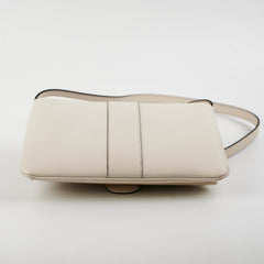 Gucci Arli Leather Cream Crossbody Bag