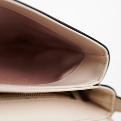 Gucci Arli Leather Cream Crossbody Bag