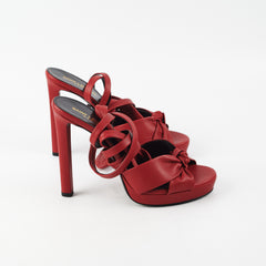 Saint Laurent Sandal Size 38 Red