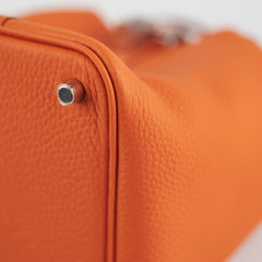 Hermes Picotin 18 Orange Clemence Bag