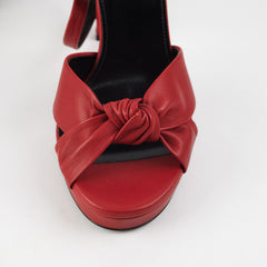 Saint Laurent Sandal Size 38 Red