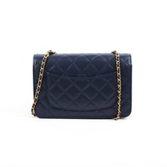 Chanel Seasonal Wallet On Chain Lambskin Navy - Microchipped