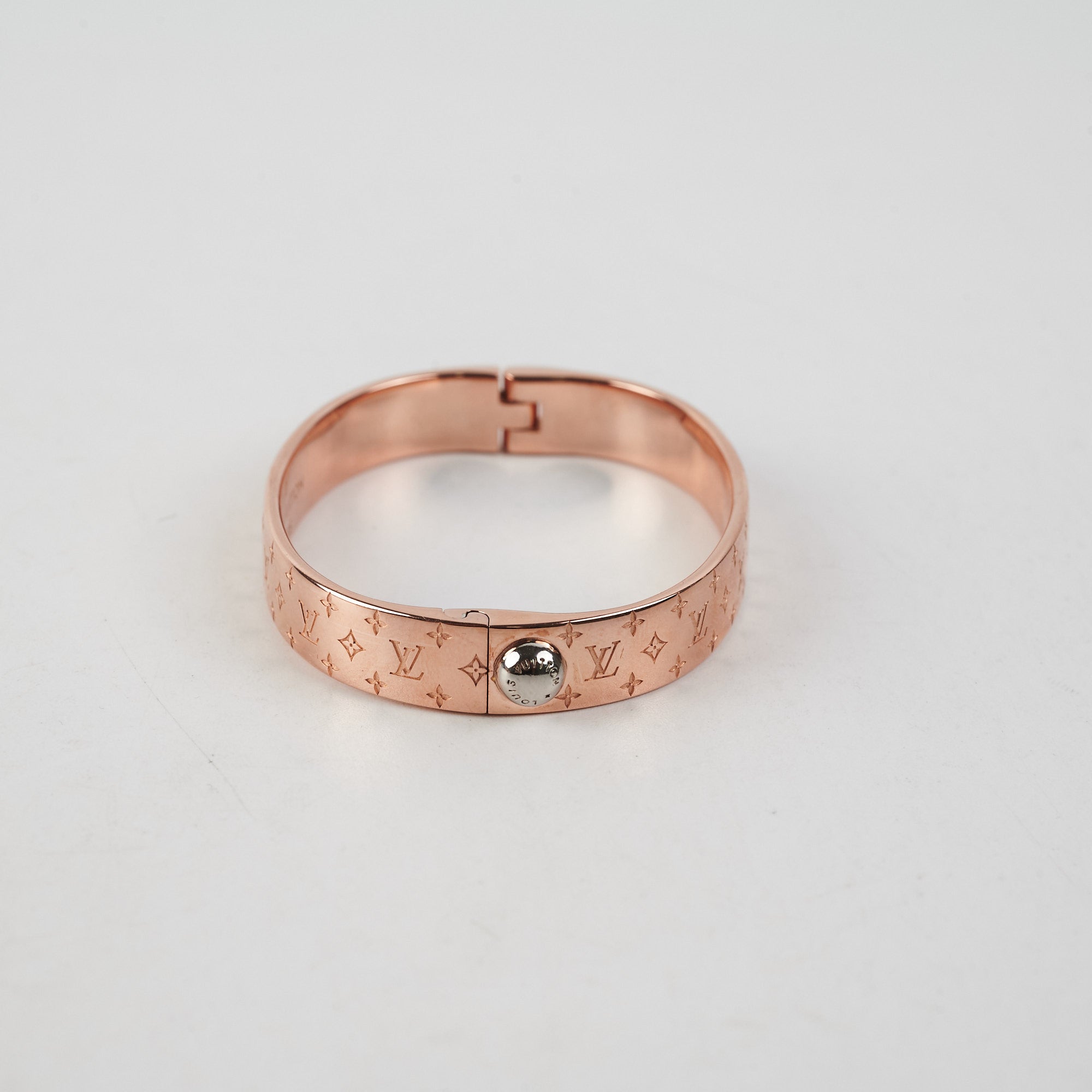 Louis Vuitton Nanogram Cuff Bracelet Pink - THE PURSE AFFAIR