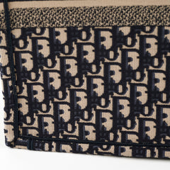 Christian Dior Book Tote Large Oblique Navy
