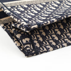 Christian Dior Book Tote Large Oblique Navy