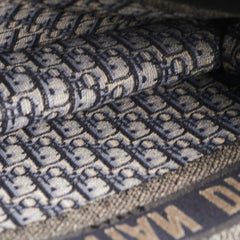 Christian Dior Book Tote Large Oblique Navy