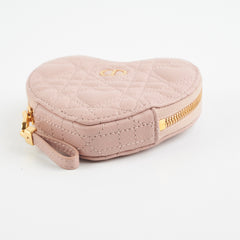 Christian Dior Heart Pink Pouch on Chain