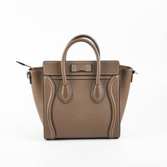 Celine Luggage Nano Taupe