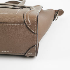 Celine Luggage Nano Taupe