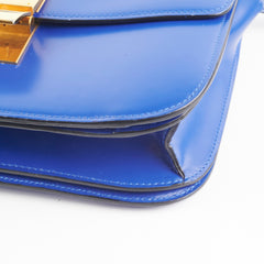 Celine Medium Royal Blue Box Crossbody Bag
