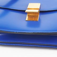 Celine Medium Royal Blue Box Crossbody Bag