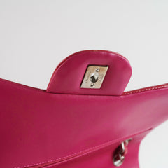 Chanel Classic Jumbo Pink Patent Flap