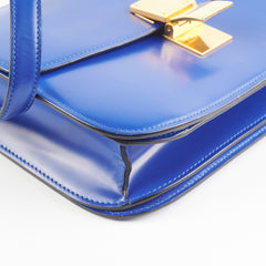 Celine Medium Royal Blue Box Crossbody Bag