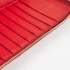 Gucci Zip Wallet Red