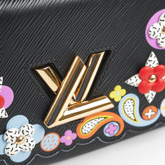 Louis Vuitton Twist MM Black Floral