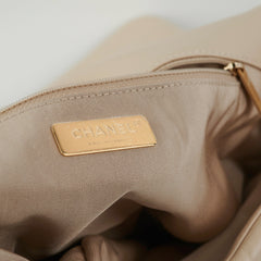 Chanel Medium/Large 19 Beige