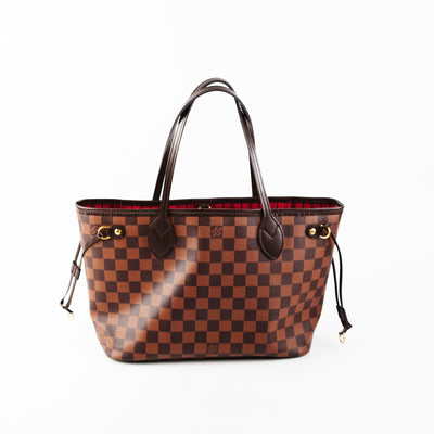 Louis Vuitton Neverfull PM Damier Ebene Shoulder Bag - THE PURSE AFFAIR