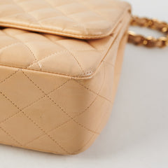 Chanel Single Flap Jumbo Lambskin Beige