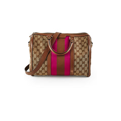 Gucci Boston Monogram Logo Bag