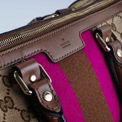 Gucci Boston Monogram Logo Bag