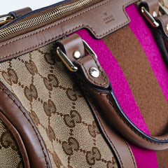 Gucci Boston Monogram Logo Bag