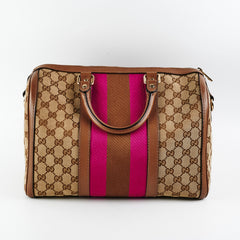 Gucci Boston Monogram Logo Bag