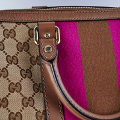 Gucci Boston Monogram Logo Bag