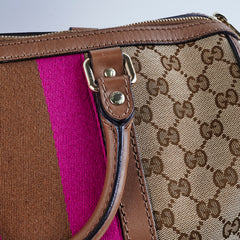 Gucci Boston Monogram Logo Bag