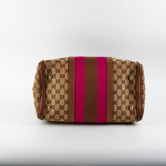 Gucci Boston Monogram Logo Bag