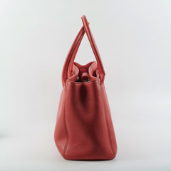 Chanel Medium Cerf Tote Coral Pink Calfskin