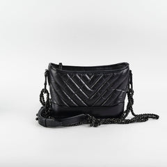 Chanel Small Gabriel Calfskin Black