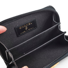 Chanel Boy Zippy Cardholder Black