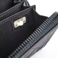 Chanel Boy Zippy Cardholder Black
