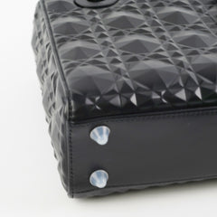 Christian Dior My ABC  Lady Dior Calfskin Small Cannage Bag Black
