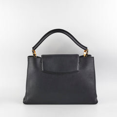 Louis Vuitton Capucines MM Black Bag