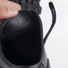 Hermes Black Kelly Oxfords Size 36.5