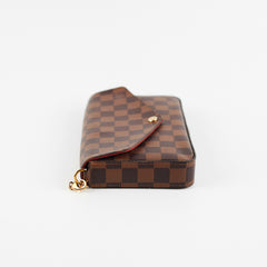 Louis Vuitton Pochette Felicie Damier Ebene Crossbody Bag