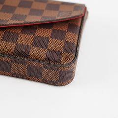 Louis Vuitton Pochette Felicie Damier Ebene Crossbody Bag