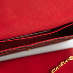 Louis Vuitton Pochette Felicie Damier Ebene Crossbody Bag