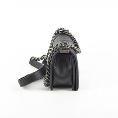 Chanel Small Boy Lambskin Black