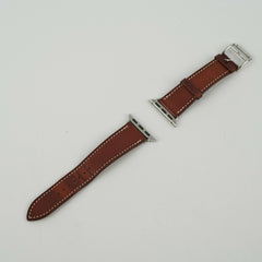 Hermes Fauve Barenia Apple Watch Strap 40mm (Y stamp)