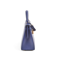 Hermes Kelly 25 Epsom Bleu Saphir U Stamp 2022