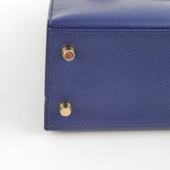 Hermes Kelly 25 Epsom Bleu Saphir U Stamp 2022