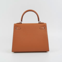 Hermes Kelly 25 Epsom Gold - B Stamp (2023)