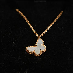 Van Cleef & Arpels Butterfly Mother of Pearl Necklace 2013