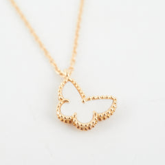 Van Cleef & Arpels Butterfly Mother of Pearl Necklace 2013