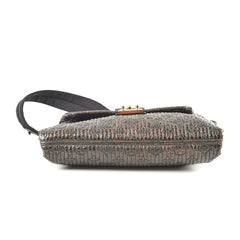 Louis Vuitton Motard Leather Shoulder Bag Black/Brown