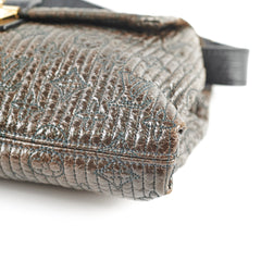 Louis Vuitton Motard Leather Shoulder Bag Black/Brown